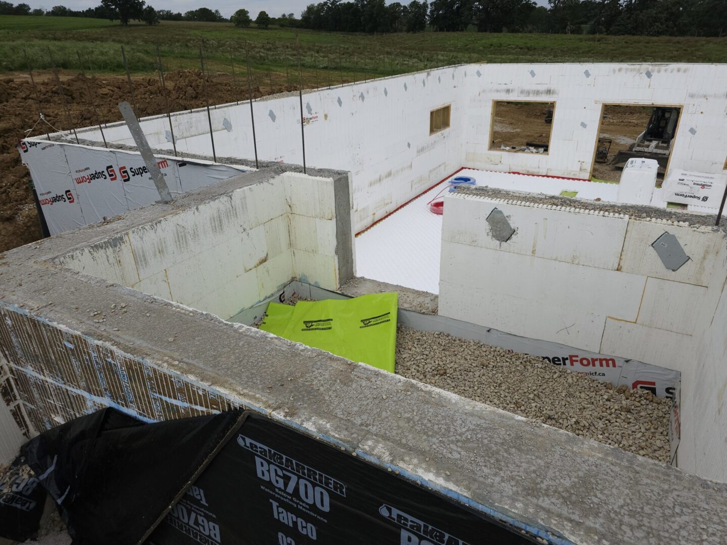 1000015502 Insulated Concrete Formed foundation