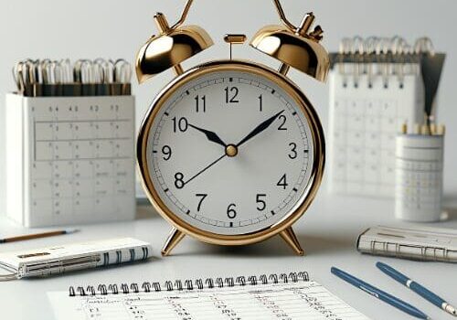 clock Project Management schedule for custom home build